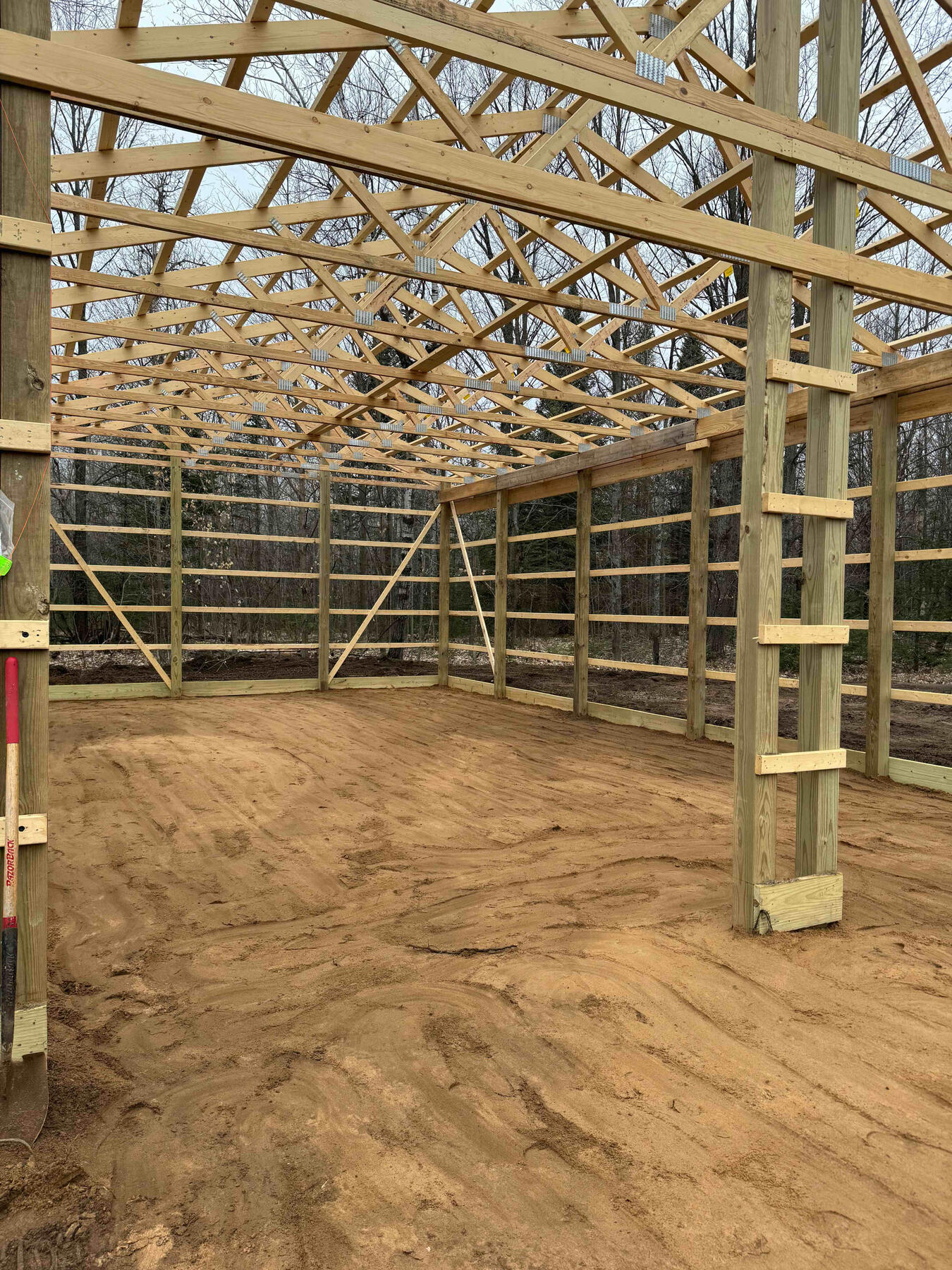 30x40 Interior Floor Prep